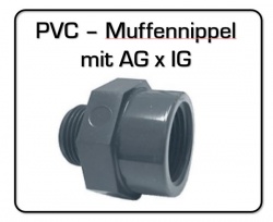 PVC Muffennippel AGxIG