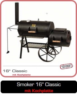 JOEs Smoker 16 Zoll Classic mit Kochplatte
