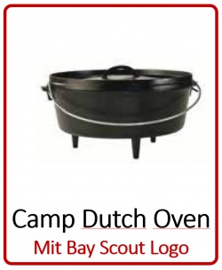 Camp Dutch Oven mit Boy Scout Logo